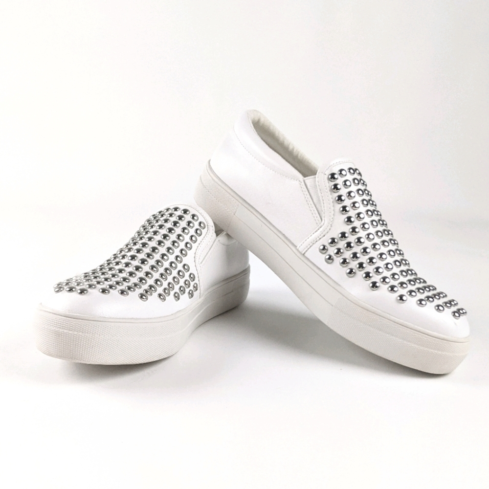 Steve Madden studded slip on sneakers